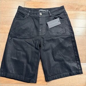 BRAND NEW - MOONLIGHT MANSION MENS JORTS - WAXED BLACK - LARGE